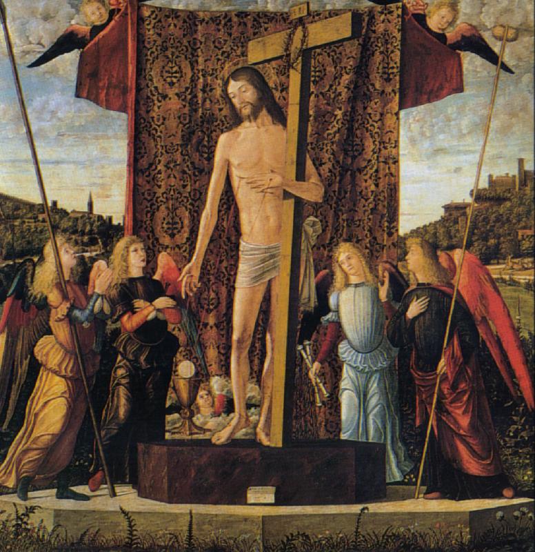 Vittore Carpaccio Christ between Four Angels